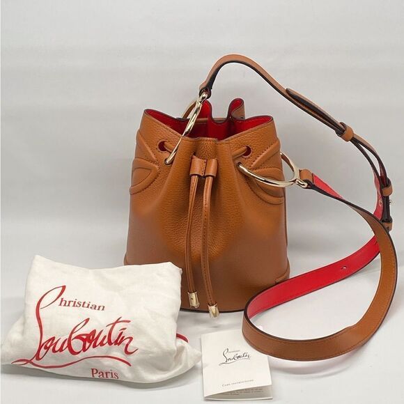 Christian Louboutin By My Side embellished textured-leather bucket bag - Picture 5 of 14